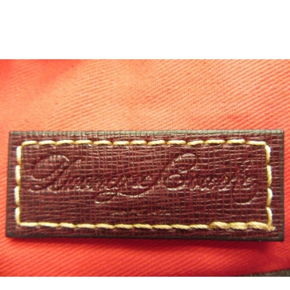 NWOT Dooney and Bourke Berry Leather Dome Satchel with Gold Hardware - Picture 12 of 12